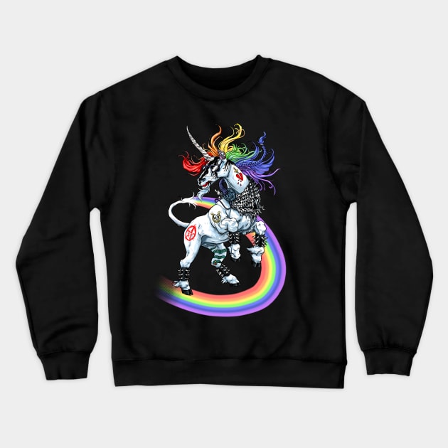 Powercornus, the Rainbow of Doom Crewneck Sweatshirt by August